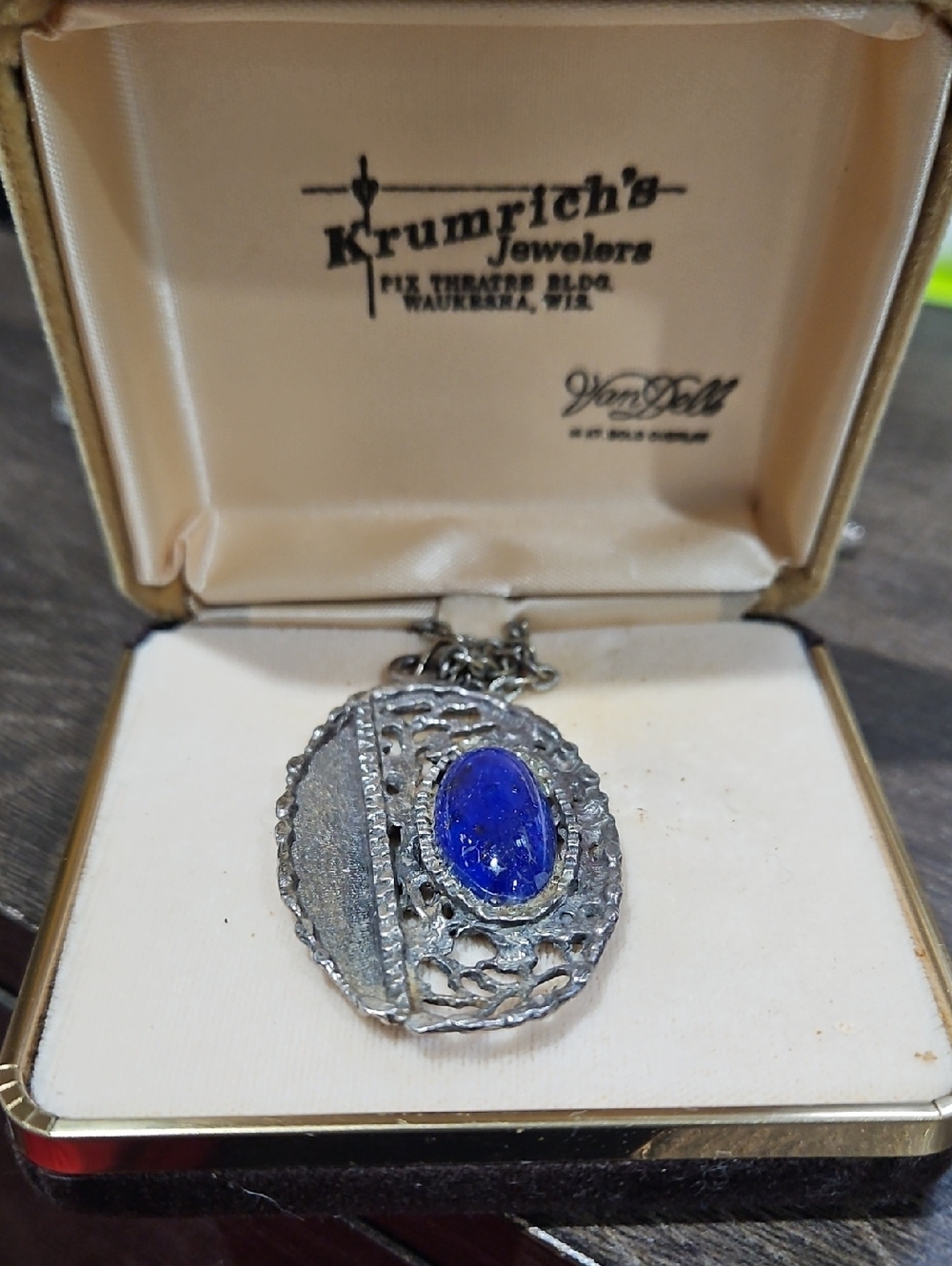 VINTAGE Van Dell Lapis Lazuli Gemstone